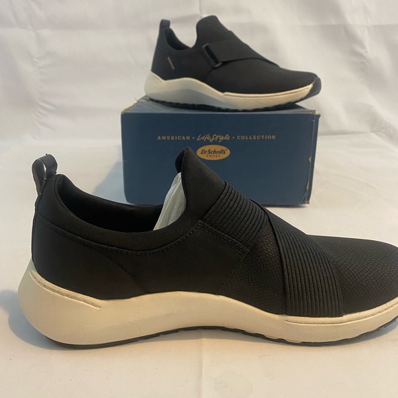 Dr Scholl’s Hold Out Black Reptile Slip On Sneaker size 7.5 NWOT - Picture 11 of 16